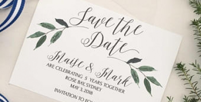 Wedding invitaion by email